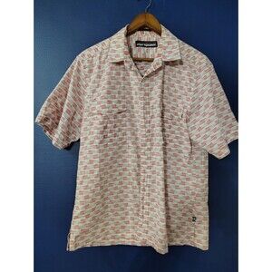 Reyn Spooner Hawaiian Shirt Mens Large Tailored Fit Short Sleeve